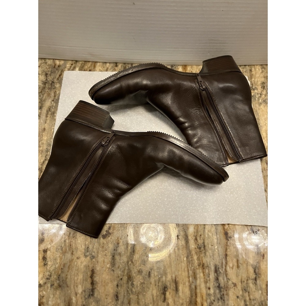 Gravati Arthur Beren Boots Ankle Dark Brown Leather Zip Cortona Short Casual